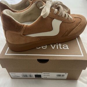 Notice Brown Suede Sneakers